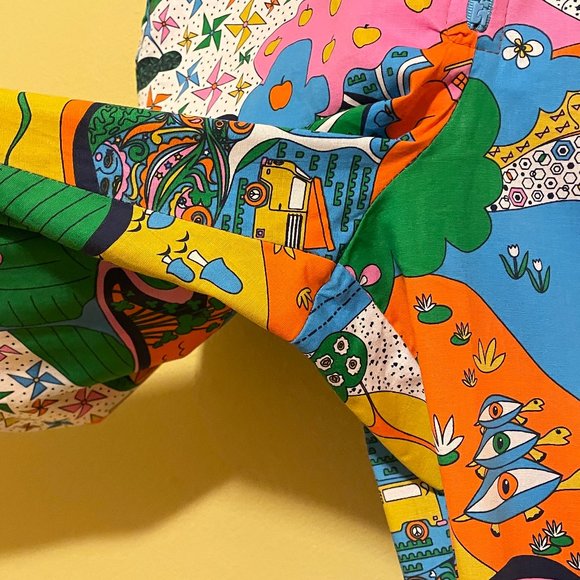 Blue Platypus Landscape Jumpsuit in Rainbow Farm - Picture 7 of 13